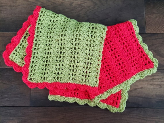CLEARANCE Crochet Baby Blankets Twin Baby Blanket Set Etsy