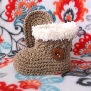 Crochet PATTERN Baby Girl Boots Booties Baby Boot Pattern Baby Booties Baby Girl Pattern Baby Bootie Pattern Crochet Pattern image 6