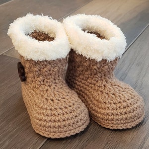 Crochet PATTERN Baby Girl Boots Booties Baby Boot Pattern Baby Booties Baby Girl Pattern Baby Bootie Pattern Crochet Pattern image 9