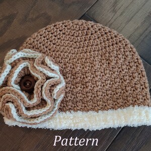 Crochet PATTERN Baby Hat Pattern The Charlie Girl Hat Pattern Crochet Pattern Baby Hat Pattern Crochet Cloche Pattern Baby Girls Hat Pattern