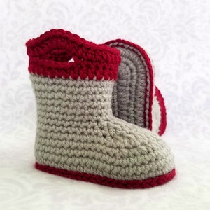 Crochet PATTERN Baby Rain Boot Pattern Bootie Pattern Crochet Pattern Baby Boot Crochet Pattern image 7