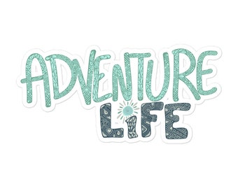 Adventure Life Zentangle Sticker
