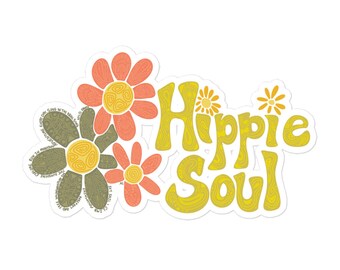 Hippie Soul Zentangle Sticker