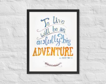 Peter Pan Adventure Framed poster