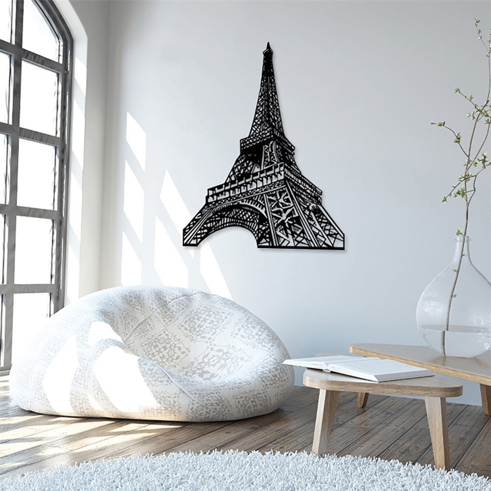 Eiffel tower france paris Metal Wall Decor Metal Art 3D Etsy