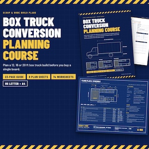Box Truck Conversion Plans - Etsy UK