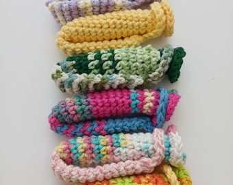 Hair Rollers **Crochet Pattern**, Locking Rollers for Heatless Curls