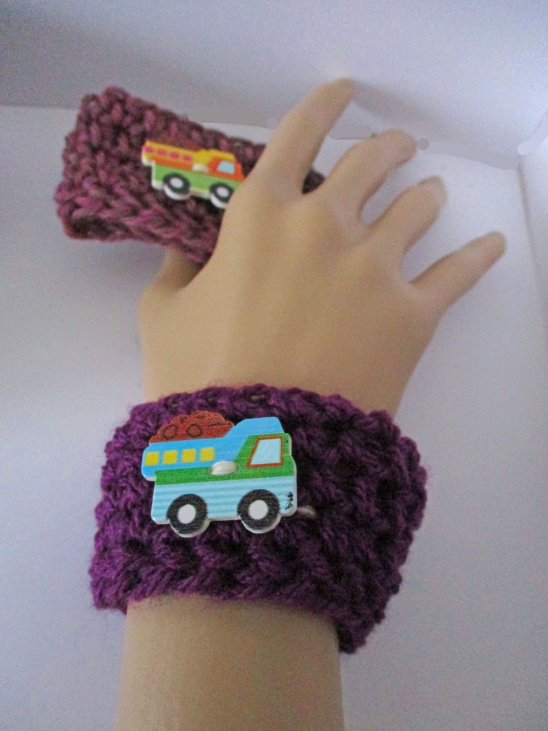 Ready to Ship Three Crochet Bracelet Cozies to Fit Over 3.6-4 Oz Ice Cream Container Snack-Sized Ice Cream Sleeve Trio