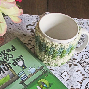 Mug Cover/Cozy, Easy **Crochet Pattern** with Instructions to Make Smaller or Larger for a Perfect Fit