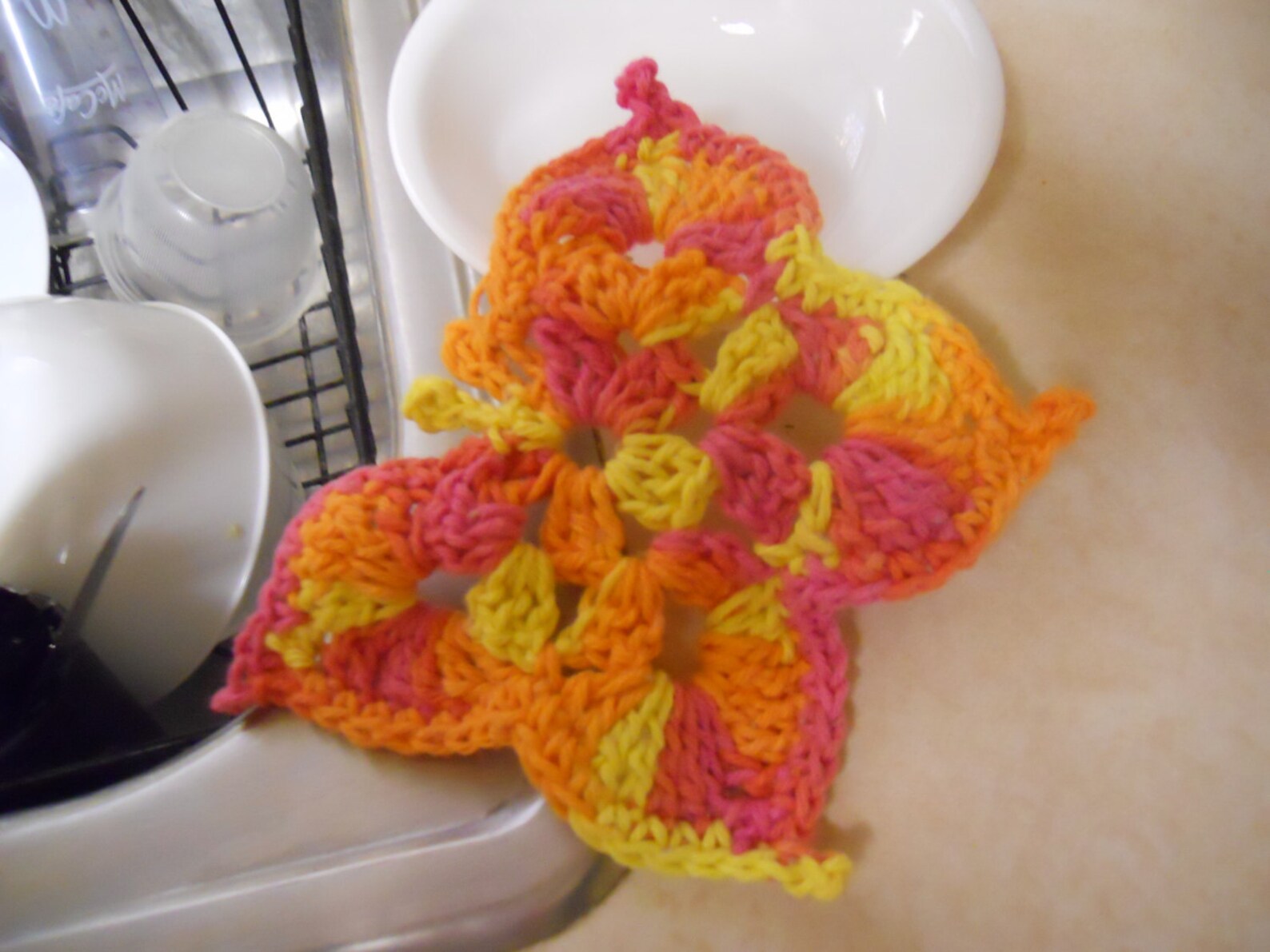 PDF DISHCLOTH PATTERN Twashi Butterfly Pattern Crochet Etsy