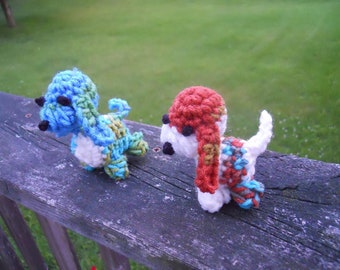 Puppy  Pocket Toy **Crochet Pattern** Perfect for a Tree, Package Tie-On, Party Favors, or Ornament