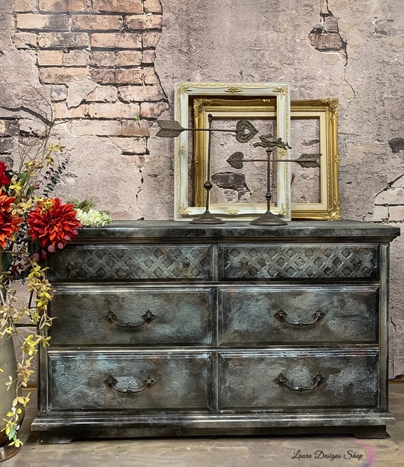Rustic Industrial Dresser