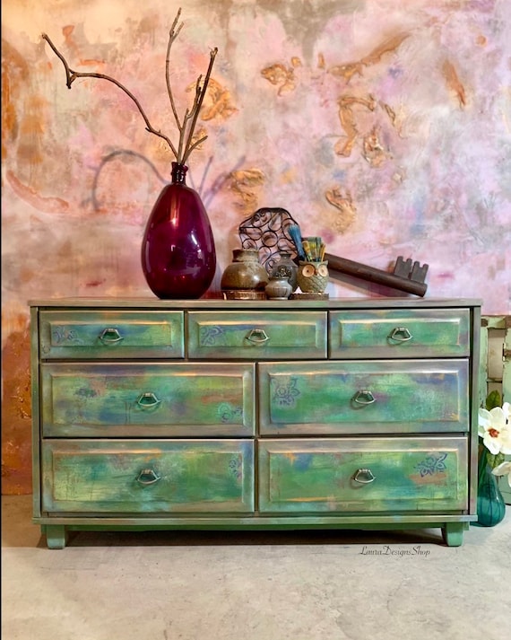 Boho Dresser with Nightstand