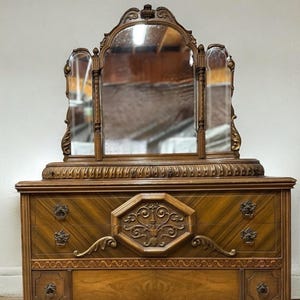 Vintage Dresser with Mirror