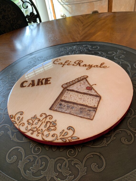 Wood Plate - Food Display Plate - Free Shipping