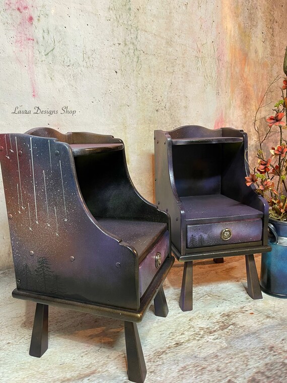 SOLD - Galaxy Nightstands