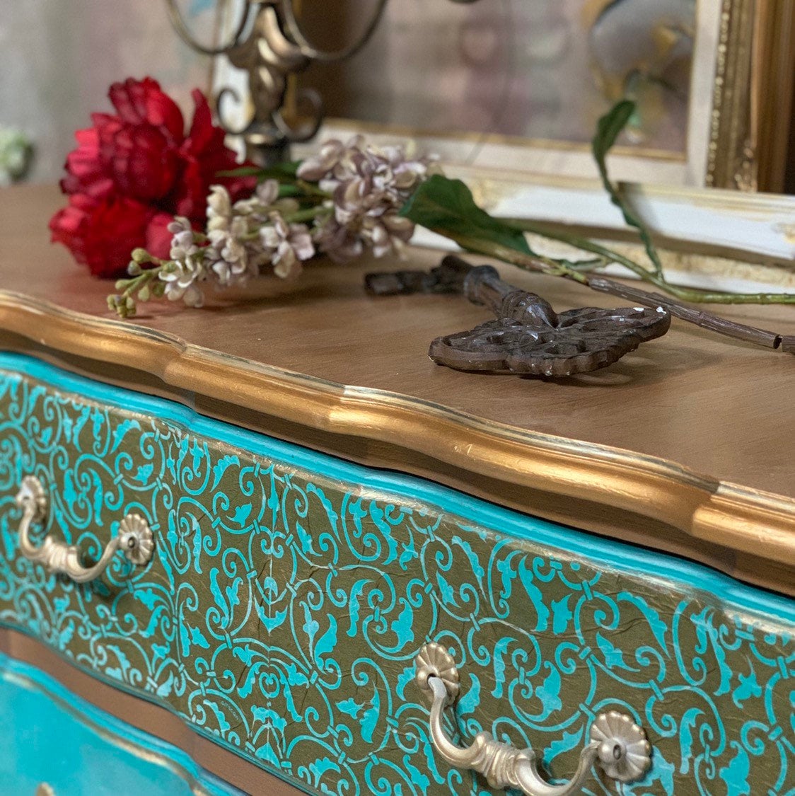 Boho Furniture Set (Dresser and Nightstand) Boho Furniture Set (Dresser and Nightstand)