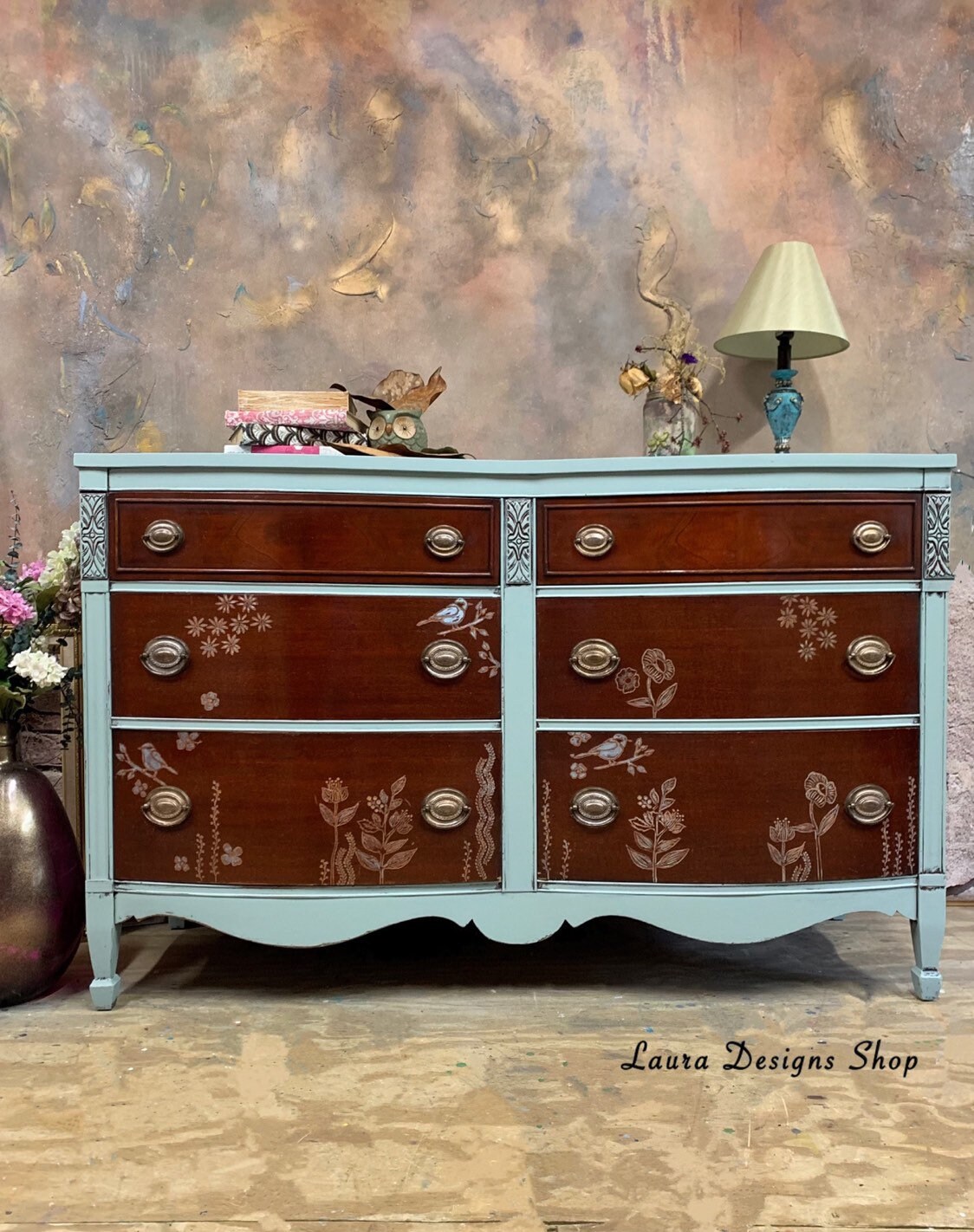 brown boho dresser Boho Accent Dresser & Storage Cabinet main image 0