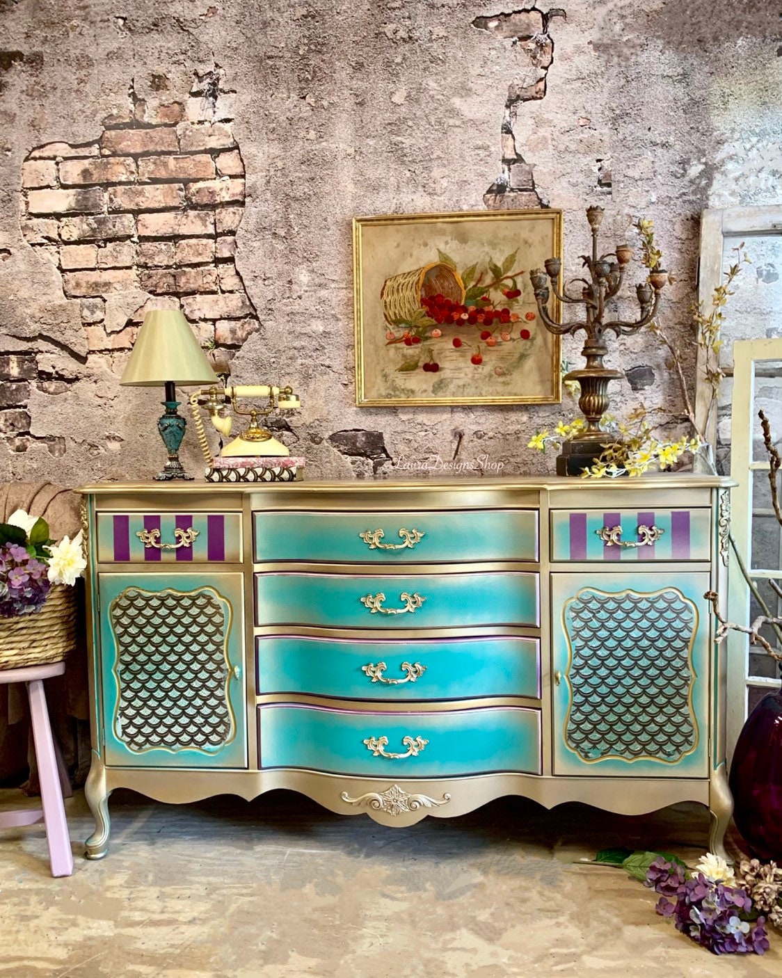 bohemian dresser