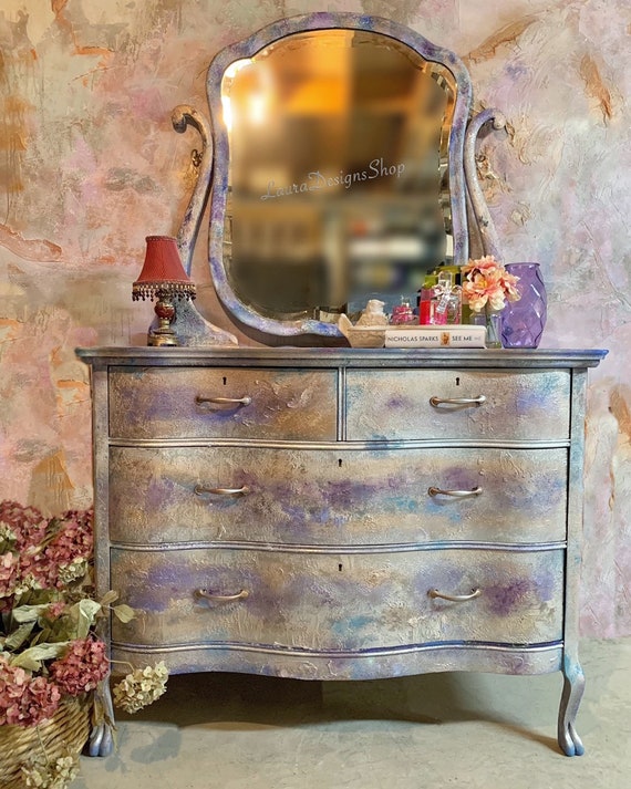 Antique Dresser with Mirror