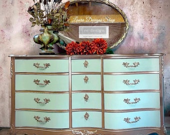 Gold/Green Dresser ( SOLD )
