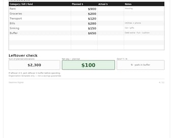 Paycheck Budget Planner Biweekly, Printable PDF and Google Sheets Budget Template, Bill Tracker, Instant Download