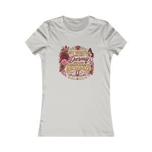 My Worth Does Not Decrease Womens Inspirational Tee Shirt Maria Valentine image 2