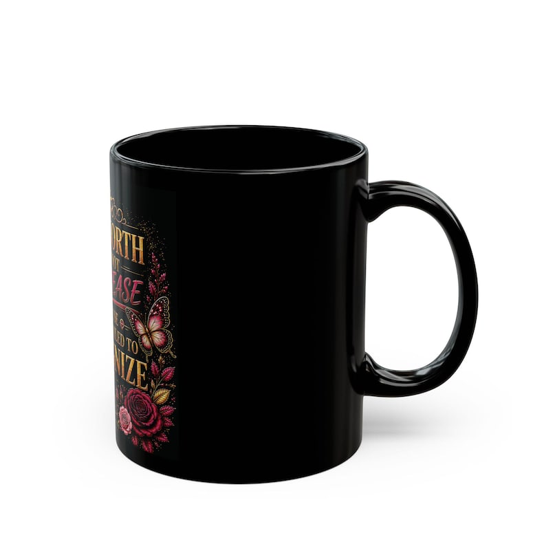 My Worth Does Not Decrease Inspirational Mug | Maria Valentine® image 2