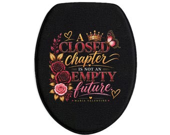 A Closed Chapter Is Not an Empty Future Bath Mat 3-Piece Set Maria Valentine