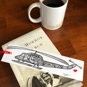 Helicopter Bookmark