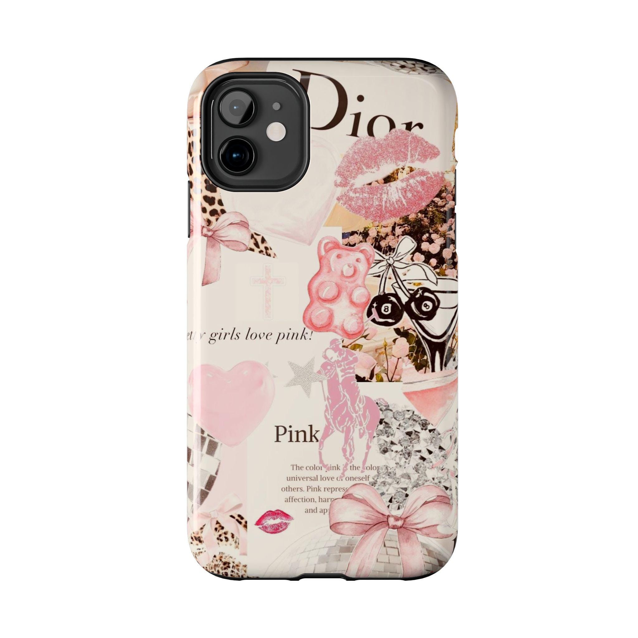 Pink Dior Phone Case - Etsy