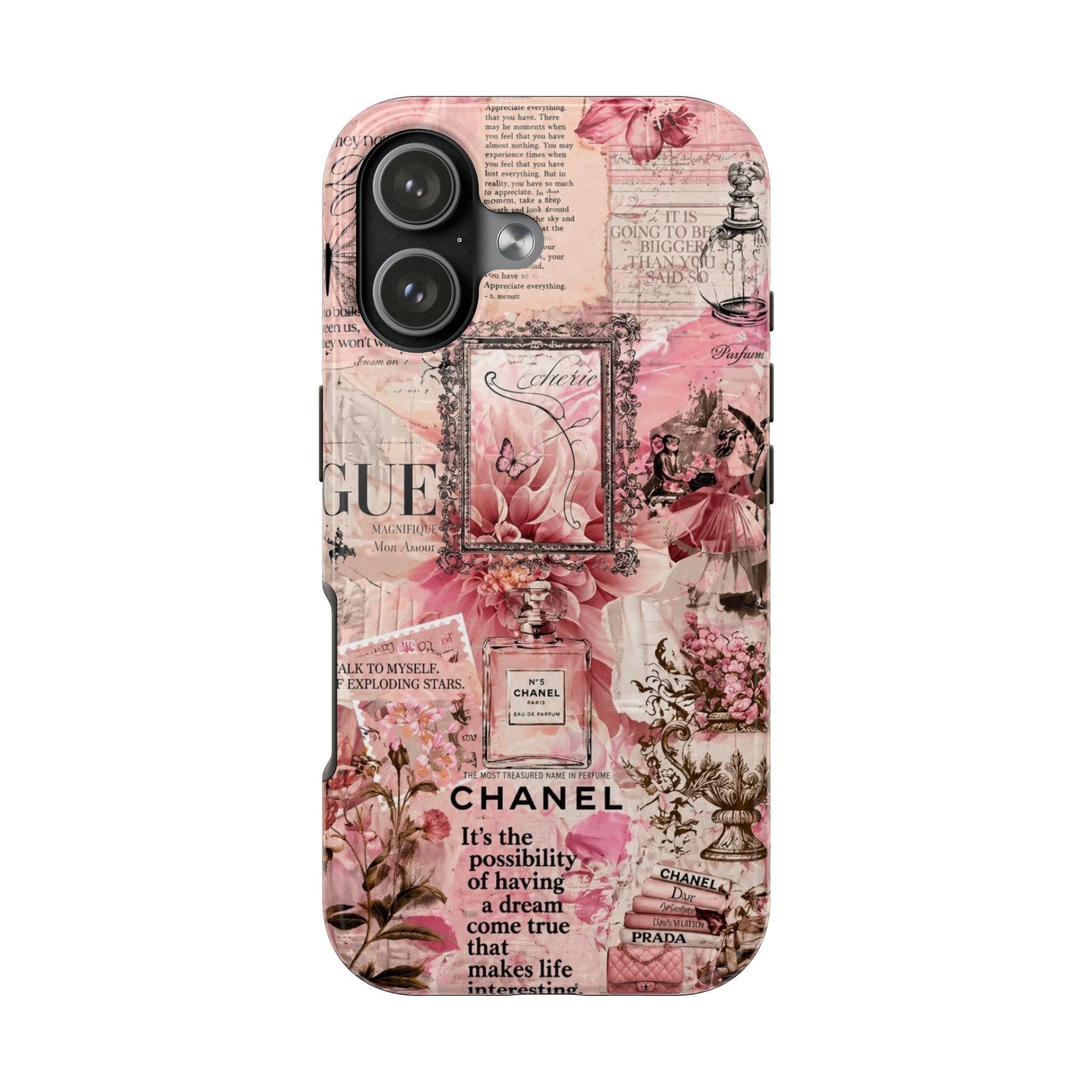 Pink Chanel Phone Case - Etsy