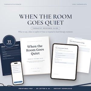 Può includere: Una guida di risposta per terapeuti intitolata When the Room Goes Quiet, che include un documento di 35 pagine, un tablet con scenari terapeutici, un'interfaccia per smartphone e pagine di istruzioni.