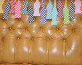 Bow Tie Adjustable Large Gingham Series