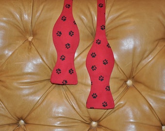 Adult Bow Tie Adjustable  Paws