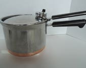 Revere Ware Pressure Cooker, 4 qt complete, Beautiful condition, Vintage