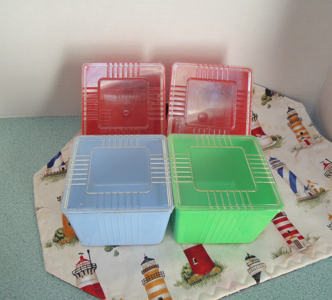 4 contenedores frig contenedores de refrigeradores | Etsy