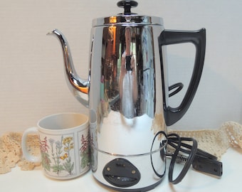 Hamilton Beach 56 oz percolator, USA, Electric coffee maker, Beautiful working condition, vintage