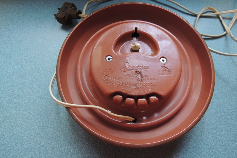 Sessions Electric Copper Wall Clock Sweeping Second Hand Etsy