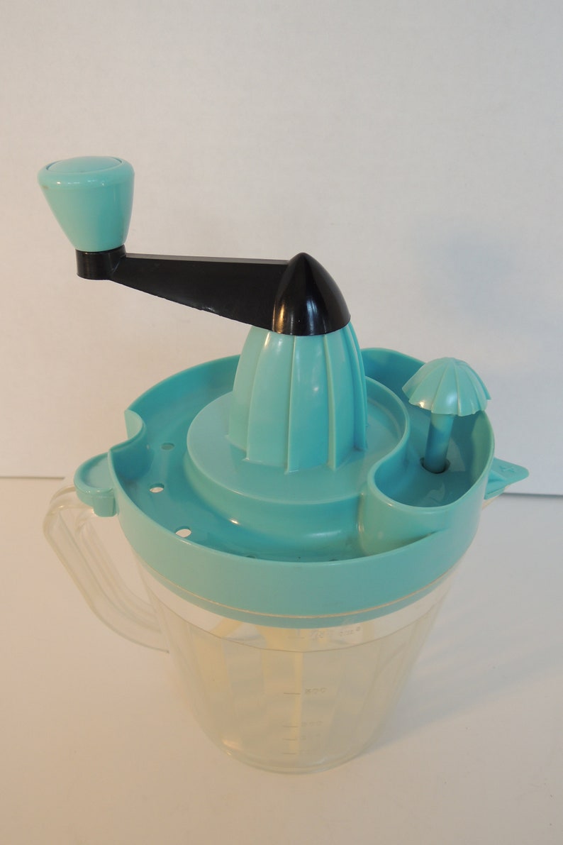 Hand Mixer Blender Turquoise Plastic Hand Beater Whipper Etsy