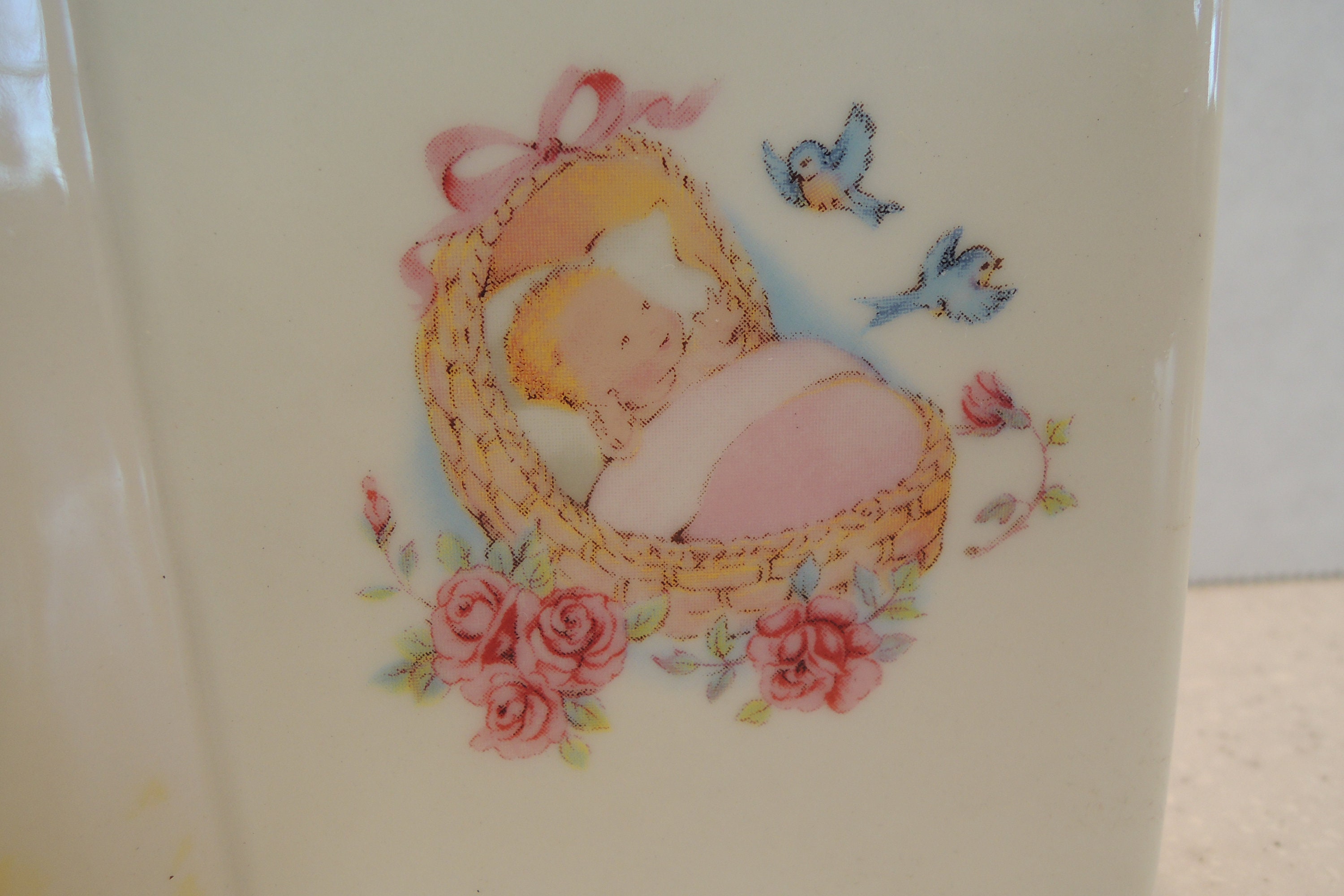 Baby frame Ceramic baby picture frame Baby decal Excellent Etsy