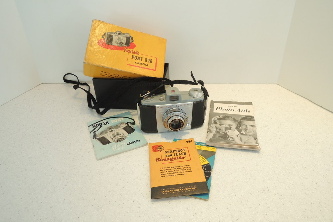 Kodak Pony 828 film Camera w box and instructions Snapshot