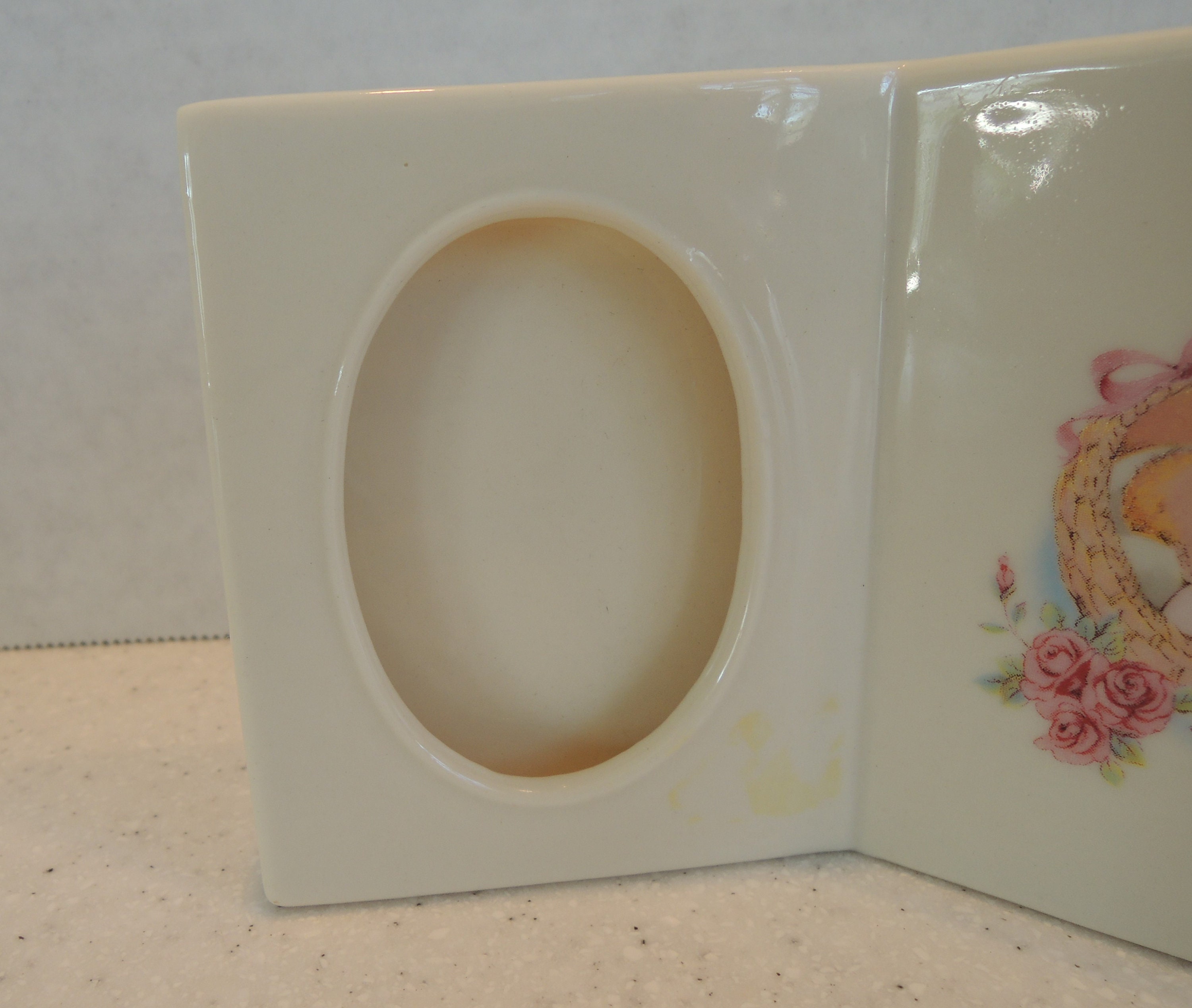Baby frame Ceramic baby picture frame Baby decal Excellent Etsy