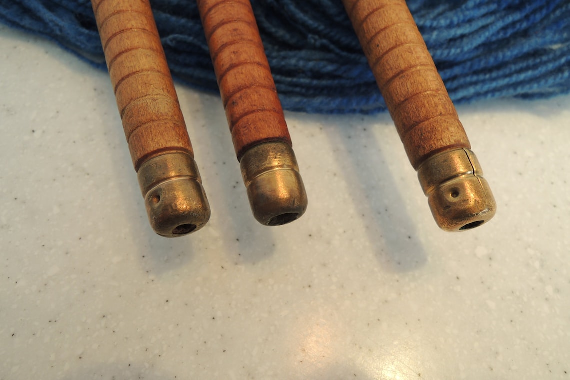 Bobbins Brass Tipped Quill Bobbins Wooden Bobbins Used in Etsy
