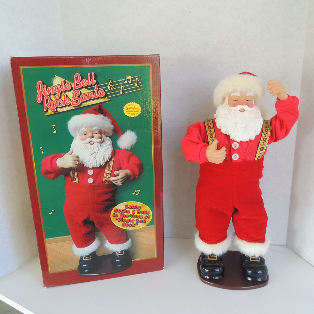 Jingle Bell Rock Santa Dancing Santa Electric Santa Etsy