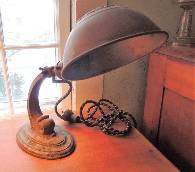 Desk Lamp Miller Iron Study Lamp Table Light Adjustable Etsy