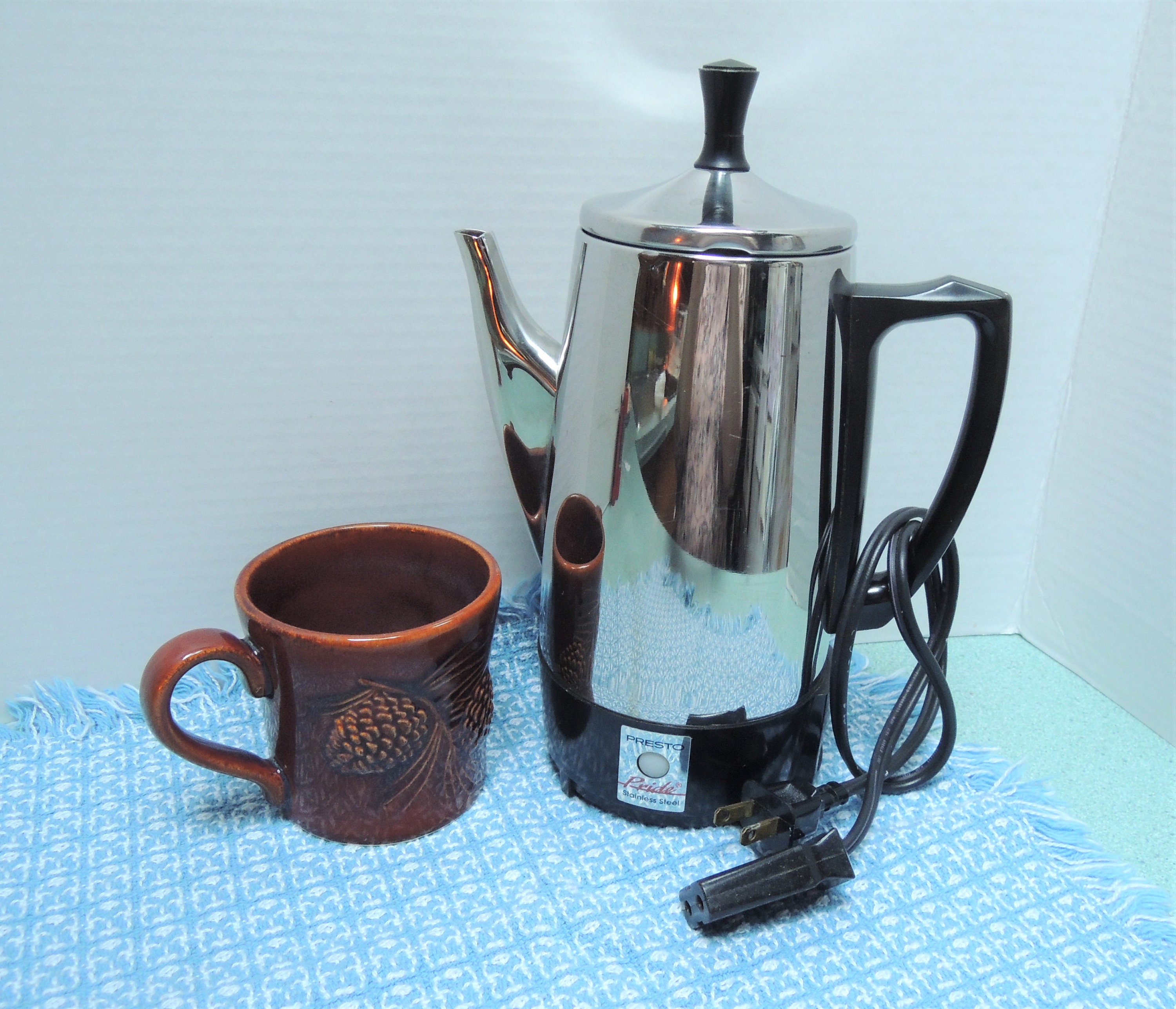 Vintage Regal Ware 12-40 Cup Percolator Coffee Party Pot Maker 7006-tested  