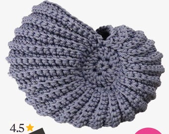 Crochet Ammonite Shell Bag Pattern, Sea Shell Purse Amigurumi, Boho Beach (PDF Download)