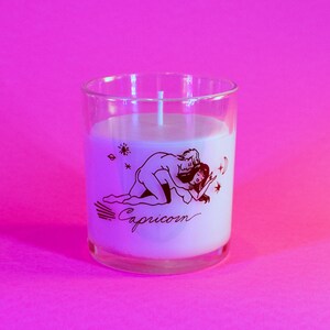 Capricorn Zodiac Scented Massage Candle, Capricorn Birthday Gift for Her, Zodiac Gift, Couples Gift, Astrology Candle, Soy Vegan Non-GMO