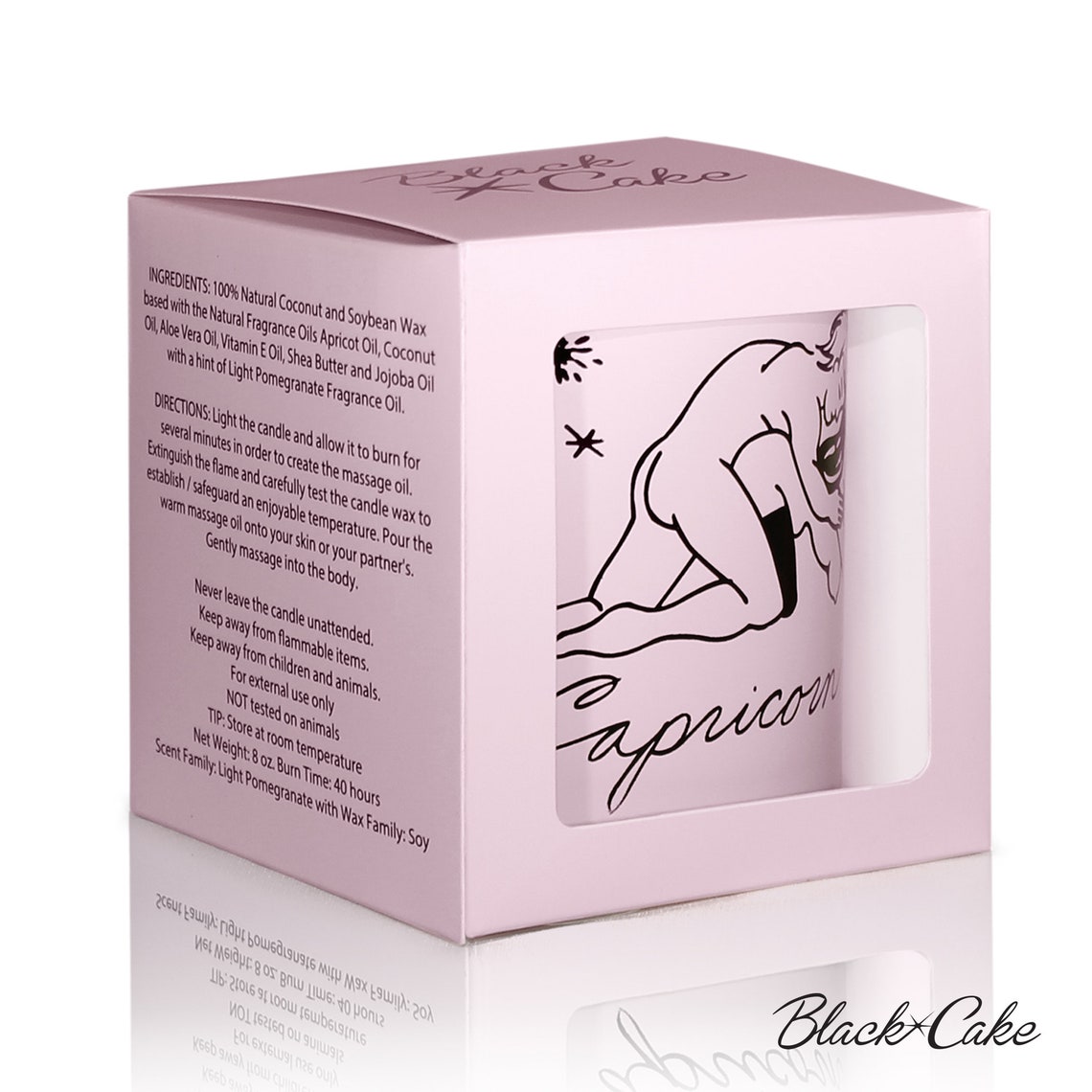 Black Cake Zodiac Soy Massage Candles Sex Positions Candles Etsy